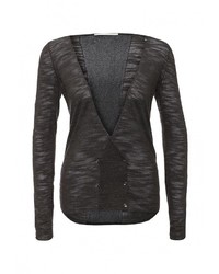 Женский темно-серый свитер с v-образным вырезом от Gas