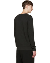 Мужской темно-серый свитер с v-образным вырезом от Lemaire