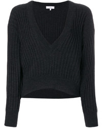 Женский темно-серый свитер с v-образным вырезом от IRO