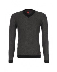 Мужской темно-серый свитер с v-образным вырезом от Strellson