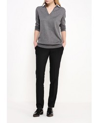 Женский темно-серый свитер с v-образным вырезом от Wallis