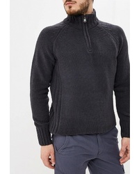 Мужской темно-серый свитер с воротником на молнии от Kensington Eastside