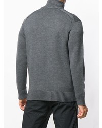 Мужской темно-серый свитер с воротником на молнии от Rossignol