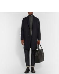 Мужской темно-серый свитер с воротником на молнии от Ami