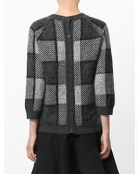 Женский темно-серый свитер с круглым вырезом из мохера от Woolrich