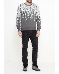 Мужской темно-серый свитер с круглым вырезом от Aarhon