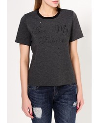 Женский темно-серый свитер с круглым вырезом от adL