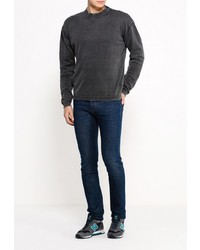 Мужской темно-серый свитер с круглым вырезом от ADPT
