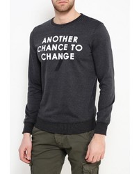 Мужской темно-серый свитер с круглым вырезом от Alcott