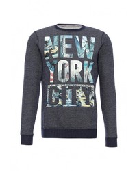 Мужской темно-серый свитер с круглым вырезом от Alcott