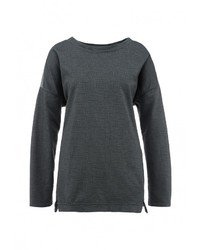 Женский темно-серый свитер с круглым вырезом от Aurora Firenze