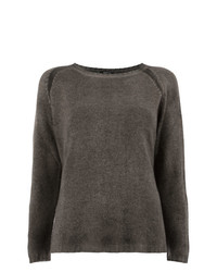 Женский темно-серый свитер с круглым вырезом от Avant Toi