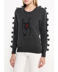 Женский темно-серый свитер с круглым вырезом от BeaYukMui