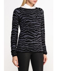 Женский темно-серый свитер с круглым вырезом от Bestia