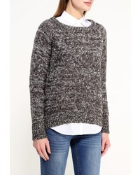 Женский темно-серый свитер с круглым вырезом от Brave Soul