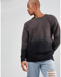 Мужской темно-серый свитер с круглым вырезом от Brooklyns Own
