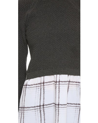 Женский темно-серый свитер с круглым вырезом от Club Monaco