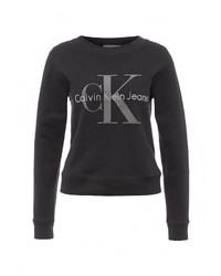 Женский темно-серый свитер с круглым вырезом от Calvin Klein Jeans
