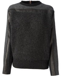 Женский темно-серый свитер с круглым вырезом от Cédric Charlier