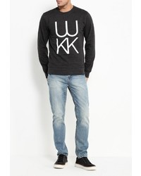 Мужской темно-серый свитер с круглым вырезом от Celio