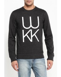 Мужской темно-серый свитер с круглым вырезом от Celio