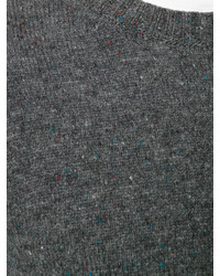 Мужской темно-серый свитер с круглым вырезом от A.P.C.