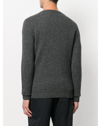 Мужской темно-серый свитер с круглым вырезом от A.P.C.