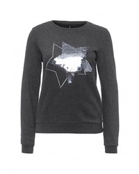 Женский темно-серый свитер с круглым вырезом от Concept Club