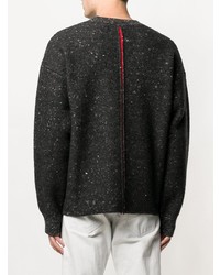 Мужской темно-серый свитер с круглым вырезом от Oamc