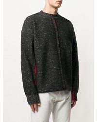 Мужской темно-серый свитер с круглым вырезом от Oamc