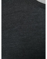 Мужской темно-серый свитер с круглым вырезом от Nuur