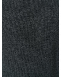 Мужской темно-серый свитер с круглым вырезом от Massimo Alba