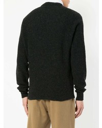 Мужской темно-серый свитер с круглым вырезом от Lemaire