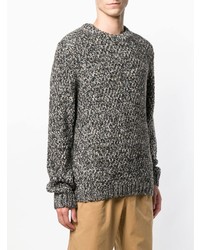 Мужской темно-серый свитер с круглым вырезом от Folk