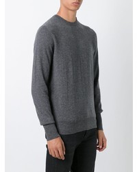 Мужской темно-серый свитер с круглым вырезом от Ballantyne