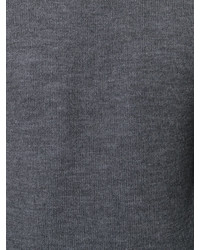 Мужской темно-серый свитер с круглым вырезом от Jil Sander