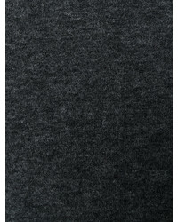 Мужской темно-серый свитер с круглым вырезом от Roberto Collina