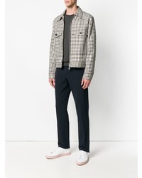 Мужской темно-серый свитер с круглым вырезом от Roberto Collina