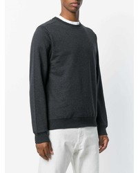 Мужской темно-серый свитер с круглым вырезом от Paul & Shark