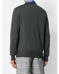 Мужской темно-серый свитер с круглым вырезом от Vivienne Westwood