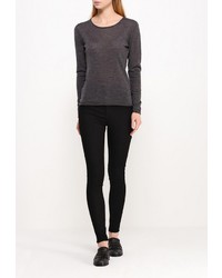 Женский темно-серый свитер с круглым вырезом от Delicate Love