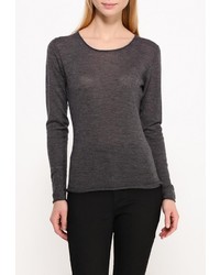 Женский темно-серый свитер с круглым вырезом от Delicate Love