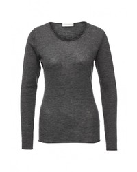 Женский темно-серый свитер с круглым вырезом от Delicate Love