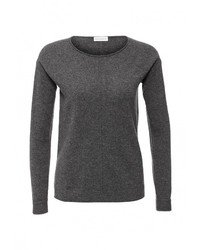 Женский темно-серый свитер с круглым вырезом от Delicate Love
