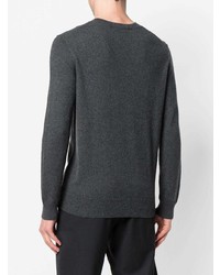 Мужской темно-серый свитер с круглым вырезом от Isabel Marant