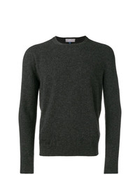 Мужской темно-серый свитер с круглым вырезом от Entre Amis