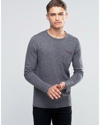 Мужской темно-серый свитер с круглым вырезом от Esprit