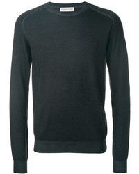 Мужской темно-серый свитер с круглым вырезом от Etro
