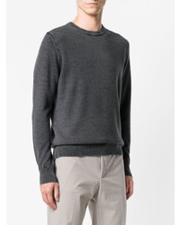 Мужской темно-серый свитер с круглым вырезом от Ballantyne