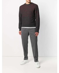 Мужской темно-серый свитер с круглым вырезом от Woolrich